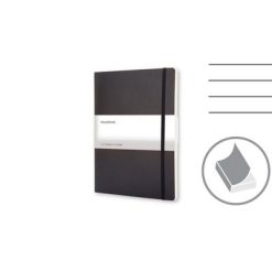 MOLESKINE Notatnik ok. B5 z nadrukiem Twojego logo, materiał: pu, papier, kolor: czarny