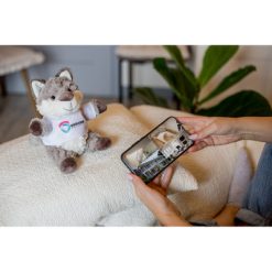 Pluszowy wilk | Wildore z nadrukiem Twojego logo, materiał: poliester, plusz, kolor: szary Pluszowy wilk | Wildore z nadrukiem Twojego logo, materiał: poliester, plusz, kolor: szary