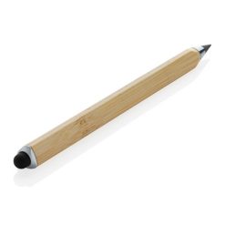 Ołówek Infinity Eon, touch pen z nadrukiem Twojego logo, materiał: bambus, kolor: brązowy Ołówek Infinity Eon, touch pen z nadrukiem Twojego logo, materiał: bambus, kolor: brązowy