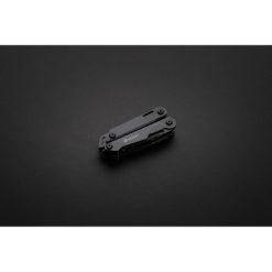 Narzędzie wielofunkcyjne Gear X z nadrukiem Twojego logo, materiał: stal nierdzewna, stal, kolor: czarny Narzędzie wielofunkcyjne Gear X z nadrukiem Twojego logo, materiał: stal nierdzewna, stal, kolor: czarny