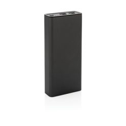 Power bank 20000 mAh Terra, aluminium z recyklingu z nadrukiem Twojego logo, materiał: aluminium, kolor: szary