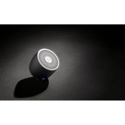 Basowy głośnik bezprzewodowy 3W Swiss Peak, aluminium z recyklingu z nadrukiem Twojego logo, materiał: aluminium, kolor: szary Basowy głośnik bezprzewodowy 3W Swiss Peak, aluminium z recyklingu z nadrukiem Twojego logo, materiał: aluminium, kolor: szary