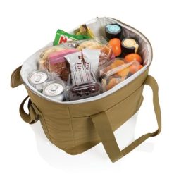 Torba termoizolacyjna AWARE™ z nadrukiem Twojego logo, materiał: peva, rpet, kolor: zielony Torba termoizolacyjna AWARE™ z nadrukiem Twojego logo, materiał: peva, rpet, kolor: zielony