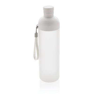 Butelka sportowa 600 ml Impact z nadrukiem Twojego logo, materiał: tritan, kolor: biały, biały