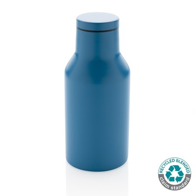 Butelka termiczna 300 ml, stal nierdzewna z recyklingu z nadrukiem Twojego logo, materiał: stal nierdzewna, stal, kolor: blue
