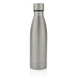 Butelka termiczna 500 ml, stal nierdzewna z recyklingu z nadrukiem Twojego logo, materiał: stal nierdzewna, stal, kolor: szary Butelka termiczna 500 ml, stal nierdzewna z recyklingu z nadrukiem Twojego logo, materiał: stal nierdzewna, stal, kolor: szary