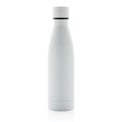 Butelka termiczna 500 ml, stal nierdzewna z recyklingu z nadrukiem Twojego logo, materiał: stal nierdzewna, stal, kolor: biały Butelka termiczna 500 ml, stal nierdzewna z recyklingu z nadrukiem Twojego logo, materiał: stal nierdzewna, stal, kolor: biały