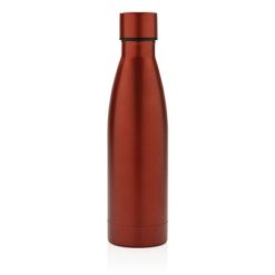Butelka termiczna 500 ml, stal nierdzewna z recyklingu z nadrukiem Twojego logo, materiał: stal nierdzewna, stal, kolor: czerwony Butelka termiczna 500 ml, stal nierdzewna z recyklingu z nadrukiem Twojego logo, materiał: stal nierdzewna, stal, kolor: czerwony