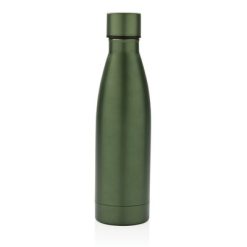 Butelka termiczna 500 ml, stal nierdzewna z recyklingu z nadrukiem Twojego logo, materiał: stal nierdzewna, stal, kolor: zielony Butelka termiczna 500 ml, stal nierdzewna z recyklingu z nadrukiem Twojego logo, materiał: stal nierdzewna, stal, kolor: zielony