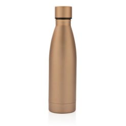 Butelka termiczna 500 ml, stal nierdzewna z recyklingu z nadrukiem Twojego logo, materiał: stal nierdzewna, stal, kolor: złoty Butelka termiczna 500 ml, stal nierdzewna z recyklingu z nadrukiem Twojego logo, materiał: stal nierdzewna, stal, kolor: złoty