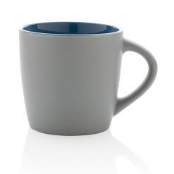 Kubek ceramiczny 300 ml z nadrukiem Twojego logo, materiał: ceramika, kolor: niebieski Kubek ceramiczny 300 ml z nadrukiem Twojego logo, materiał: ceramika, kolor: niebieski