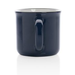 Kubek ceramiczny 280 ml z nadrukiem Twojego logo, materiał: ceramika, kolor: niebieski Kubek ceramiczny 280 ml z nadrukiem Twojego logo, materiał: ceramika, kolor: niebieski