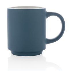 Kubek ceramiczny 180 ml z nadrukiem Twojego logo, materiał: ceramika, kolor: niebieski Kubek ceramiczny 180 ml z nadrukiem Twojego logo, materiał: ceramika, kolor: niebieski