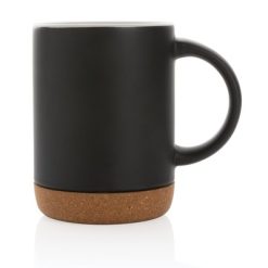 Kubek ceramiczny 280 ml z nadrukiem Twojego logo, materiał: ceramika, kolor: czarny Kubek ceramiczny 280 ml z nadrukiem Twojego logo, materiał: ceramika, kolor: czarny