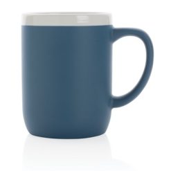Kubek ceramiczny 300 ml z nadrukiem Twojego logo, materiał: ceramika, kolor: niebieski Kubek ceramiczny 300 ml z nadrukiem Twojego logo, materiał: ceramika, kolor: niebieski