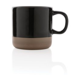Kubek ceramiczny 360 ml z nadrukiem Twojego logo, materiał: ceramika, kolor: czarny