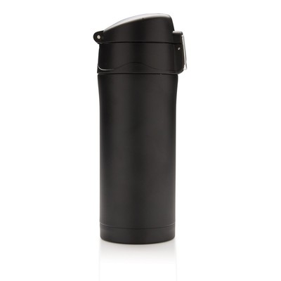 Kubek termiczny 300 ml, stal nierdzewna z recyklingu z nadrukiem Twojego logo, materiał: stal nierdzewna, stal, kolor: czarny Kubek termiczny 300 ml, stal nierdzewna z recyklingu z nadrukiem Twojego logo, materiał: stal nierdzewna, stal, kolor: czarny