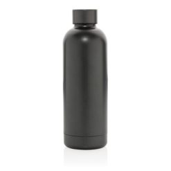Butelka termiczna 500 ml, stal nierdzewna z recyklingu z nadrukiem Twojego logo, materiał: stal nierdzewna, stal, kolor: szary Butelka termiczna 500 ml, stal nierdzewna z recyklingu z nadrukiem Twojego logo, materiał: stal nierdzewna, stal, kolor: szary