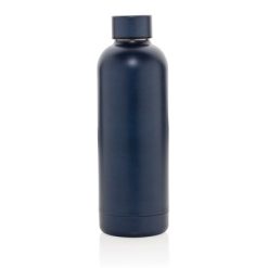 Butelka termiczna 500 ml, stal nierdzewna z recyklingu z nadrukiem Twojego logo, materiał: stal nierdzewna, stal, kolor: niebieski Butelka termiczna 500 ml, stal nierdzewna z recyklingu z nadrukiem Twojego logo, materiał: stal nierdzewna, stal, kolor: niebieski