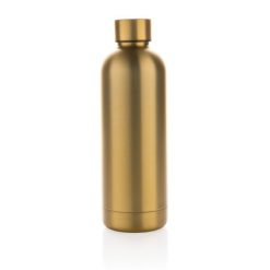 Butelka termiczna 500 ml, stal nierdzewna z recyklingu z nadrukiem Twojego logo, materiał: stal nierdzewna, stal, kolor: złoty Butelka termiczna 500 ml, stal nierdzewna z recyklingu z nadrukiem Twojego logo, materiał: stal nierdzewna, stal, kolor: złoty