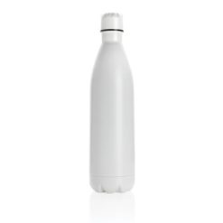 Butelka termiczna 1000 ml z nadrukiem Twojego logo, materiał: stal nierdzewna, stal, kolor: biały Butelka termiczna 1000 ml z nadrukiem Twojego logo, materiał: stal nierdzewna, stal, kolor: biały