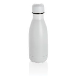 Butelka termiczna 260 ml z nadrukiem Twojego logo, materiał: stal nierdzewna, stal, kolor: biały