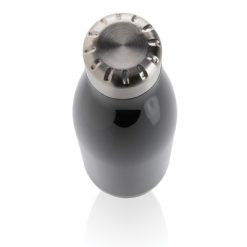 Butelka sportowa 500 ml z nadrukiem Twojego logo, materiał: stal nierdzewna, stal, petg, kolor: czarny Butelka sportowa 500 ml z nadrukiem Twojego logo, materiał: stal nierdzewna, stal, petg, kolor: czarny