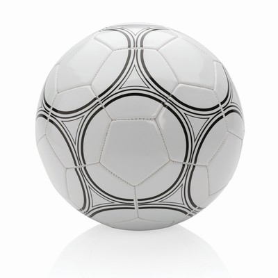 Piłka nożna, rozmiar 5 z nadrukiem Twojego logo, materiał: guma, pvc, kolor: biały