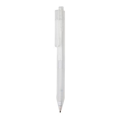 Długopis X9 z nadrukiem Twojego logo, materiał: silikon, kolor: biały