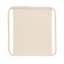 Worek ze sznurkiem AWARE™ z nadrukiem Twojego logo, materiał: bawełna, kolor: biały Worek ze sznurkiem AWARE™ z nadrukiem Twojego logo, materiał: bawełna, kolor: biały