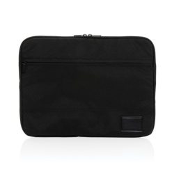 Pokrowiec na laptopa 14" AWARE™ z nadrukiem Twojego logo, materiał: neopren, rpet, kolor: czarny