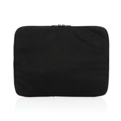 Pokrowiec na laptopa 14" AWARE™ z nadrukiem Twojego logo, materiał: neopren, rpet, kolor: czarny