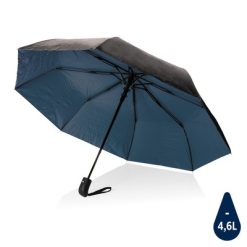 Mały parasol 21" Impact AWARE™ rPET z nadrukiem Twojego logo, materiał: metal, rpet, kolor: niebieski