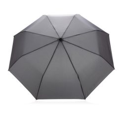 Mały bambusowy parasol 20.5" AWARE™ RPET z nadrukiem Twojego logo, materiał: metal, rpet, kolor: szary Mały bambusowy parasol 20.5" AWARE™ RPET z nadrukiem Twojego logo, materiał: metal, rpet, kolor: szary