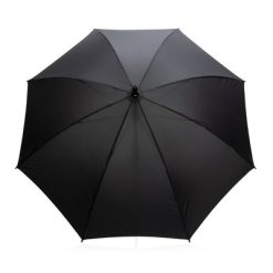 Parasol sztormowy 23" AWARE™ RPET z nadrukiem Twojego logo, materiał: włókno szklane, rpet, kolor: czarny Parasol sztormowy 23" AWARE™ RPET z nadrukiem Twojego logo, materiał: włókno szklane, rpet, kolor: czarny
