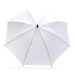 Parasol sztormowy 23" AWARE™ RPET z nadrukiem Twojego logo, materiał: włókno szklane, rpet, kolor: biały Parasol sztormowy 23" AWARE™ RPET z nadrukiem Twojego logo, materiał: włókno szklane, rpet, kolor: biały