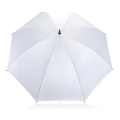 Parasol sztormowy 30" AWARE™ RPET z nadrukiem Twojego logo, materiał: włókno szklane, rpet, kolor: biały Parasol sztormowy 30" AWARE™ RPET z nadrukiem Twojego logo, materiał: włókno szklane, rpet, kolor: biały