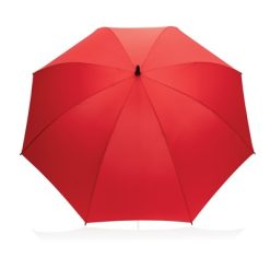 Parasol sztormowy 30" AWARE™ RPET z nadrukiem Twojego logo, materiał: włókno szklane, rpet, kolor: czerwony Parasol sztormowy 30" AWARE™ RPET z nadrukiem Twojego logo, materiał: włókno szklane, rpet, kolor: czerwony
