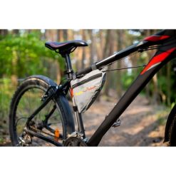 Torba rowerowa | Danyell z nadrukiem Twojego logo, materiał: poliester, kolor: szary Torba rowerowa | Danyell z nadrukiem Twojego logo, materiał: poliester, kolor: szary