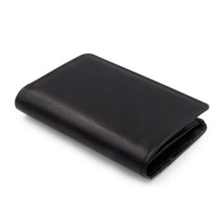 Skórzany portfel Exclusive Collection, etui na karty kredytowe, ochrona RFID | Henrye z nadrukiem Twojego logo, materiał: skóra, kolor: czarny