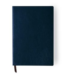 Notatnik ok. A5 z nadrukiem Twojego logo, materiał: pu, kolor: granatowy Notatnik ok. A5 z nadrukiem Twojego logo, materiał: pu, kolor: granatowy