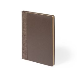 Notatnik ok. A5 z łusek kawowych z nadrukiem Twojego logo, materiał: pp, kolor: brązowy