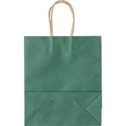 Torba papierowa z nadrukiem Twojego logo, materiał: papier, kolor: zielony Torba papierowa z nadrukiem Twojego logo, materiał: papier, kolor: zielony