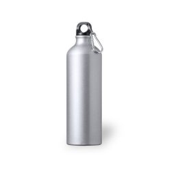 Butelka sportowa 800 ml z nadrukiem Twojego logo, materiał: aluminium, kolor: srebrny