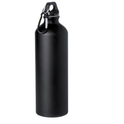 Butelka sportowa 800 ml z nadrukiem Twojego logo, materiał: aluminium, kolor: czarny Butelka sportowa 800 ml z nadrukiem Twojego logo, materiał: aluminium, kolor: czarny