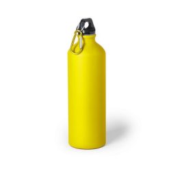 Butelka sportowa 800 ml z nadrukiem Twojego logo, materiał: aluminium, kolor: żółty Butelka sportowa 800 ml z nadrukiem Twojego logo, materiał: aluminium, kolor: żółty