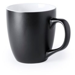 Kubek ceramiczny 470 ml z nadrukiem Twojego logo, materiał: ceramika, kolor: czarny Kubek ceramiczny 470 ml z nadrukiem Twojego logo, materiał: ceramika, kolor: czarny