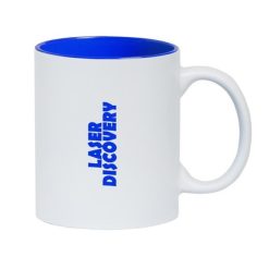 Kubek ceramiczny 350 ml z nadrukiem Twojego logo, materiał: ceramika, kolor: granatowy Kubek ceramiczny 350 ml z nadrukiem Twojego logo, materiał: ceramika, kolor: granatowy