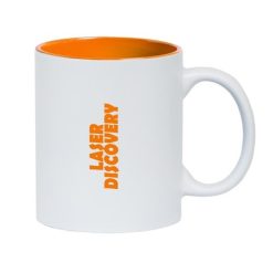 Kubek ceramiczny 350 ml z nadrukiem Twojego logo, materiał: ceramika, kolor: pomarańczowy Kubek ceramiczny 350 ml z nadrukiem Twojego logo, materiał: ceramika, kolor: pomarańczowy