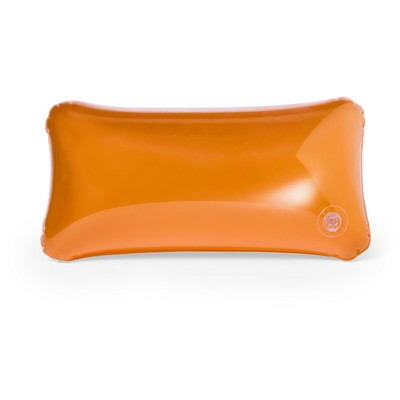 Dmuchana poduszka z nadrukiem Twojego logo, materiał: pvc, kolor: pomarańczowy